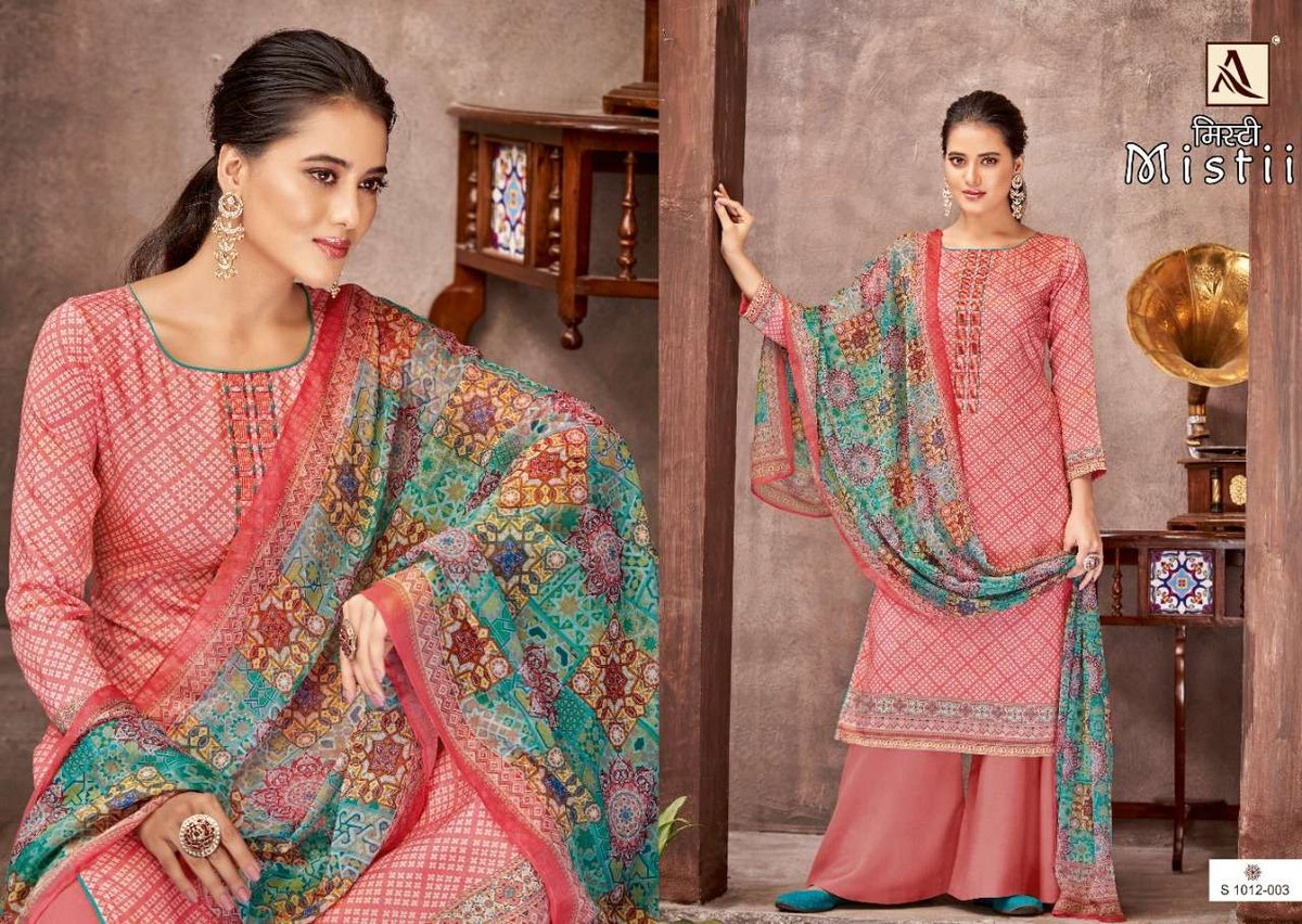 Alok Suit Mistii 1012-001 to 1012-006 Series 3
