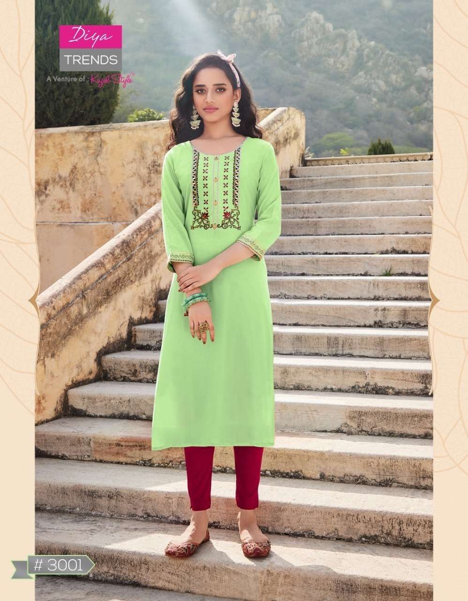 Diya Trends Casual Dairy Vol-3 3001-3012 Series 1