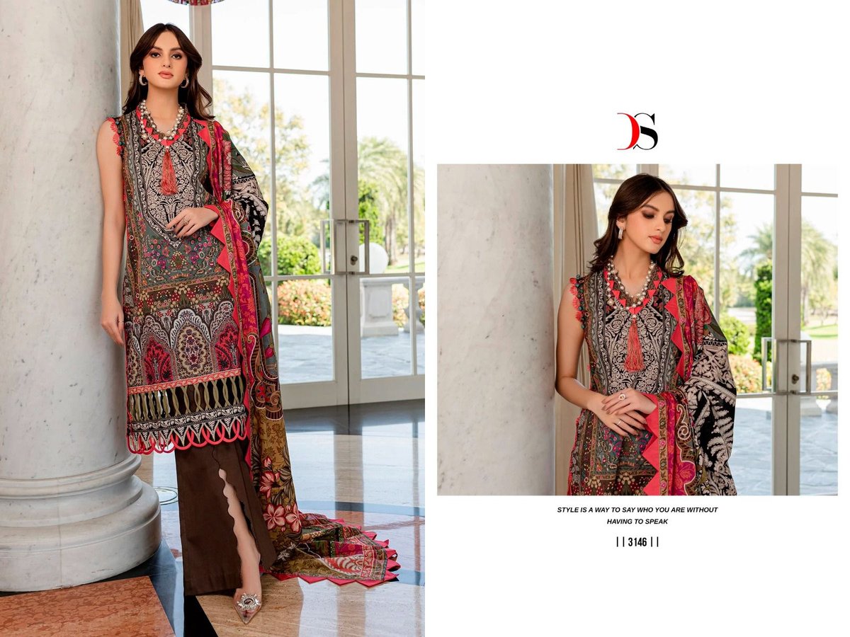 Deepsy Suit Firdous Queen's Court Vol-4 3141-3148 Series 6