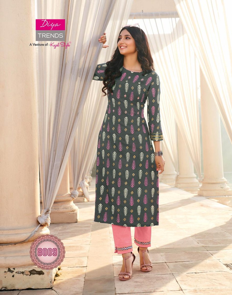 Diya Trendz Biba's Vol-8 8001-8014 Series 9