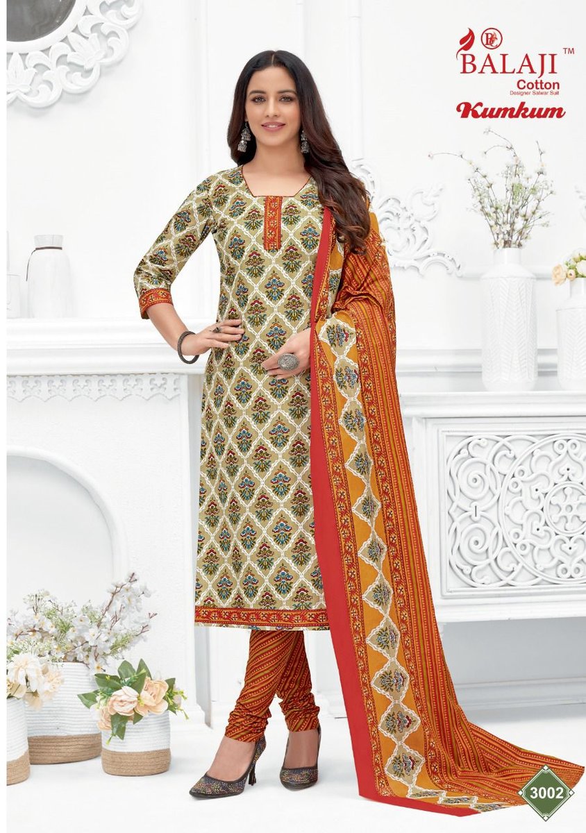 Balaji Cotton Kumkum Vol-30 3001-3020 Series 2
