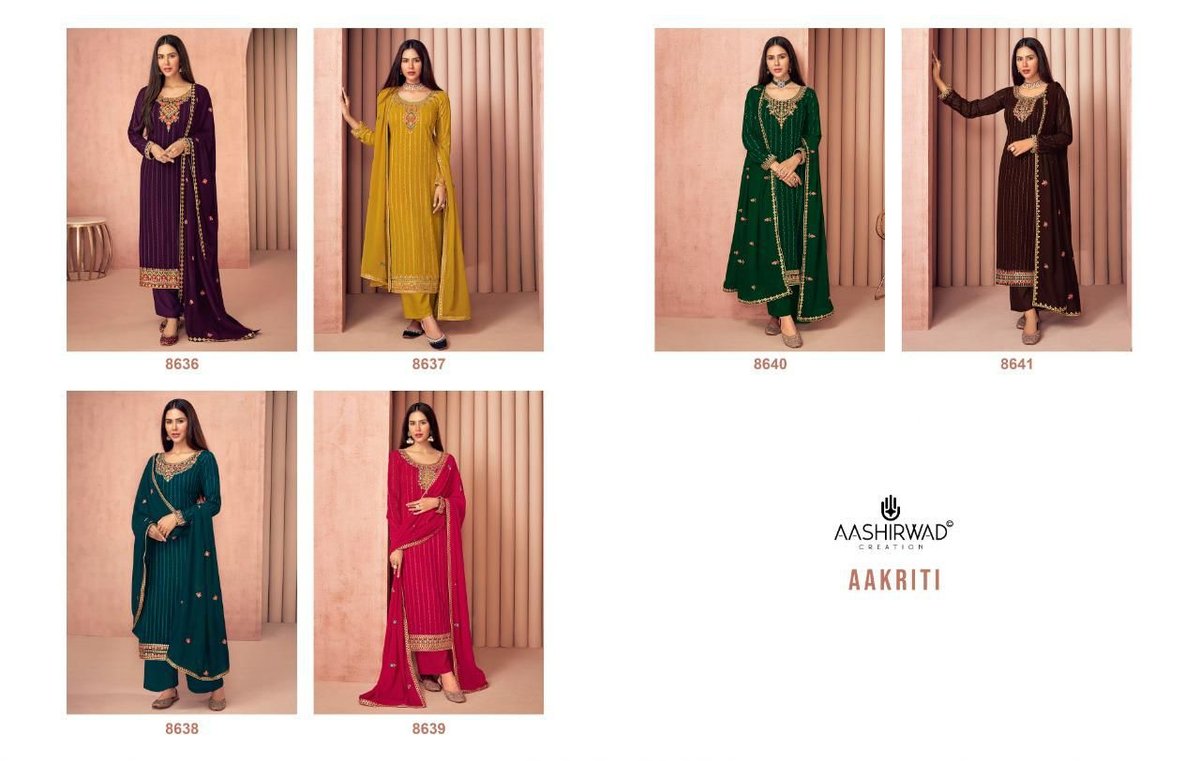 Aashirwad Creation Aakriti 8636-8641 Series 7