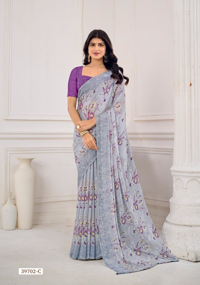 RUCHI STAR CHIFFON VOL-185 39701A TO 39703D 7
