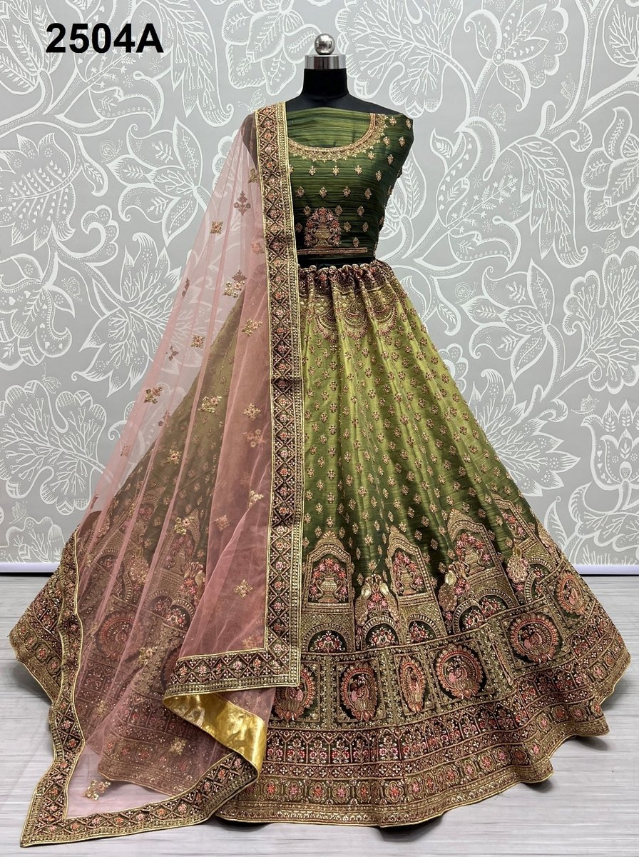 Anjani Art Heavy Lehenga 2504 Colors 1
