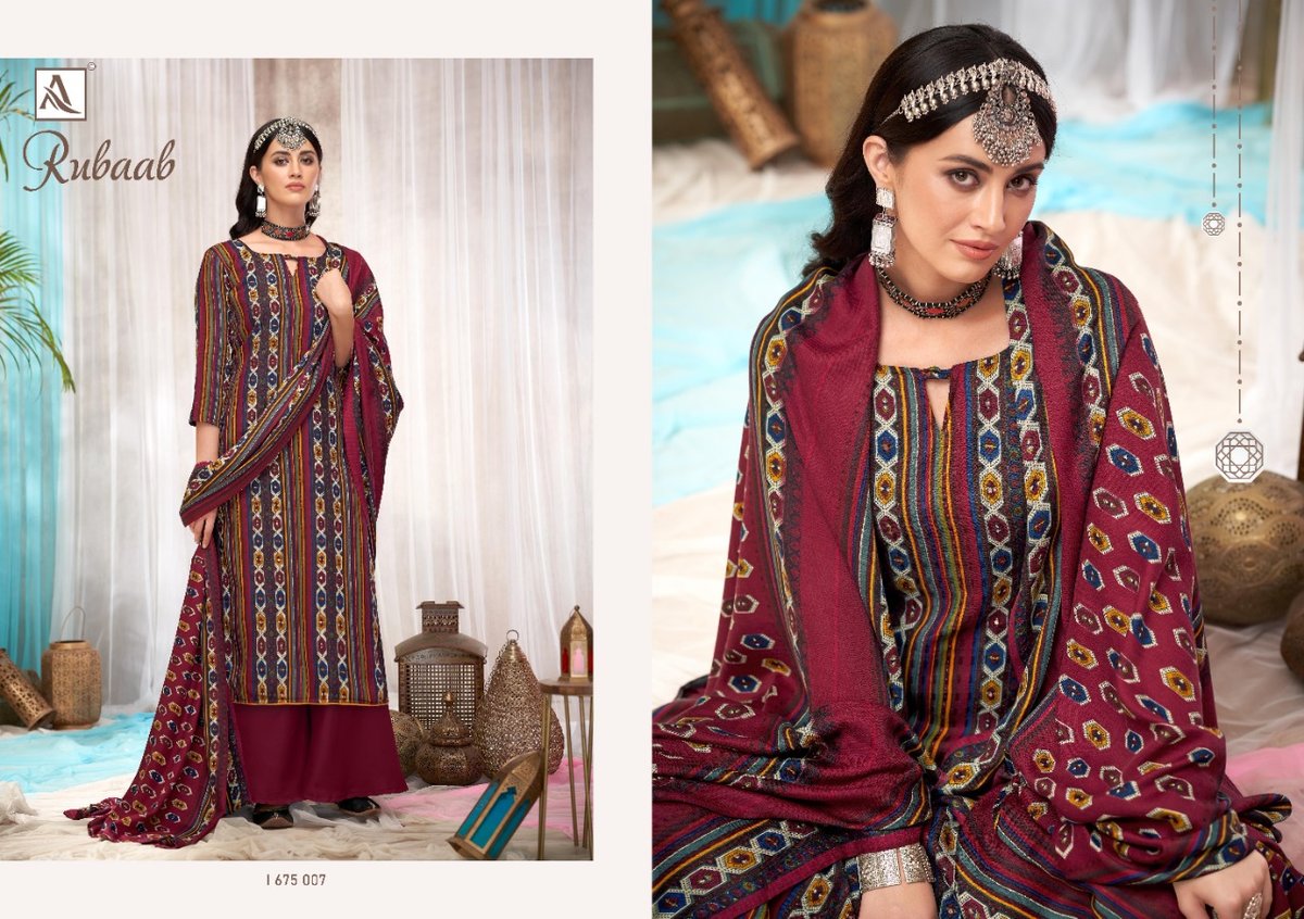Alok Suits Rubaab 675-001-675-010 Series 7