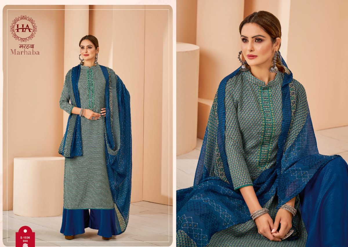 Harshit Fashion Marhaba 1036-001 to 1036-008 Series 8