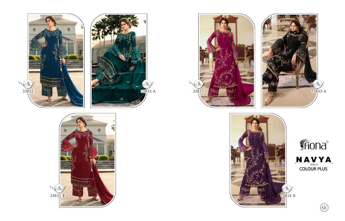 Fiona Navya Colour Plus 22832&22833 7