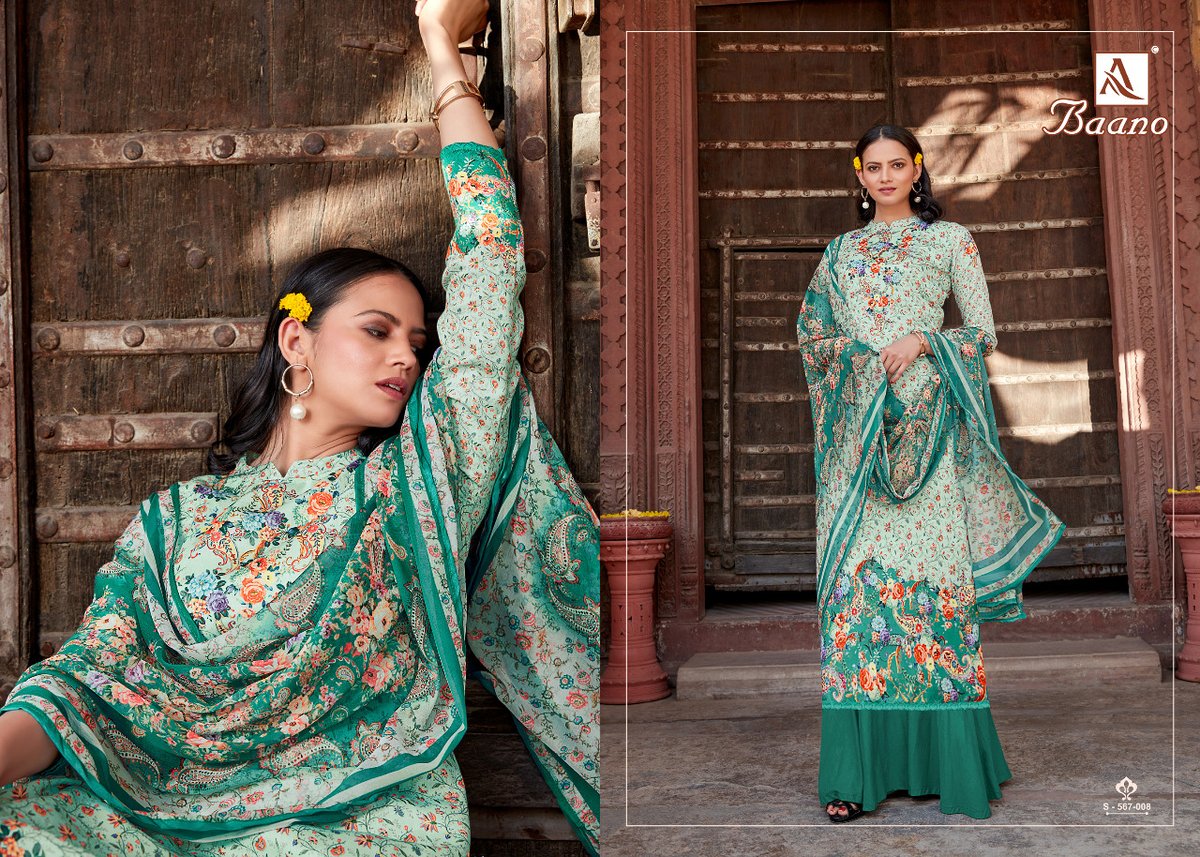 Alok Suits Baano 567-001 to 567-010 Series 8
