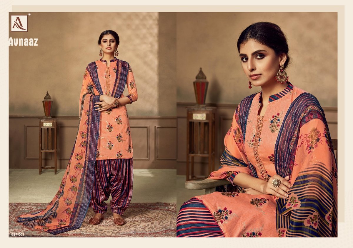 Alok Suits Avnaaz 637-001 to 637-008 Series 3