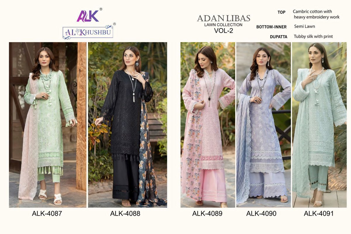 AL Khushbu Adan Libas Vol-2 4087-4091 Series 6