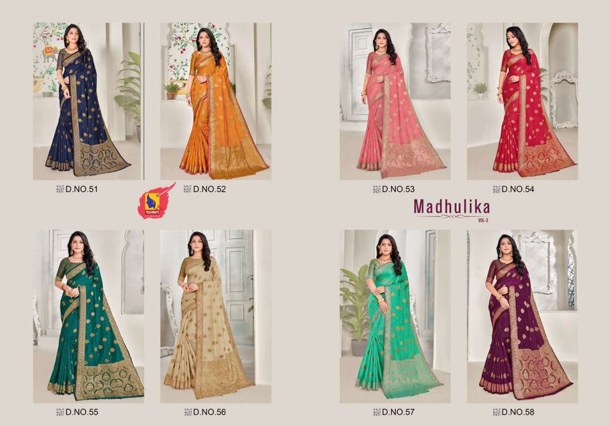Ashika Saree Madhulika Vol-3 51-58 Series 9