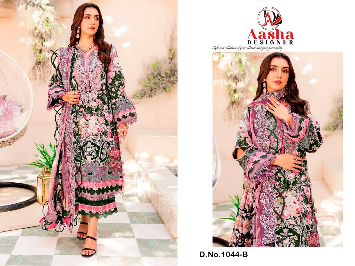 AASHA DESIGNER NEEDLE WONDER VOL-1 1044-A TO 1044-C 2