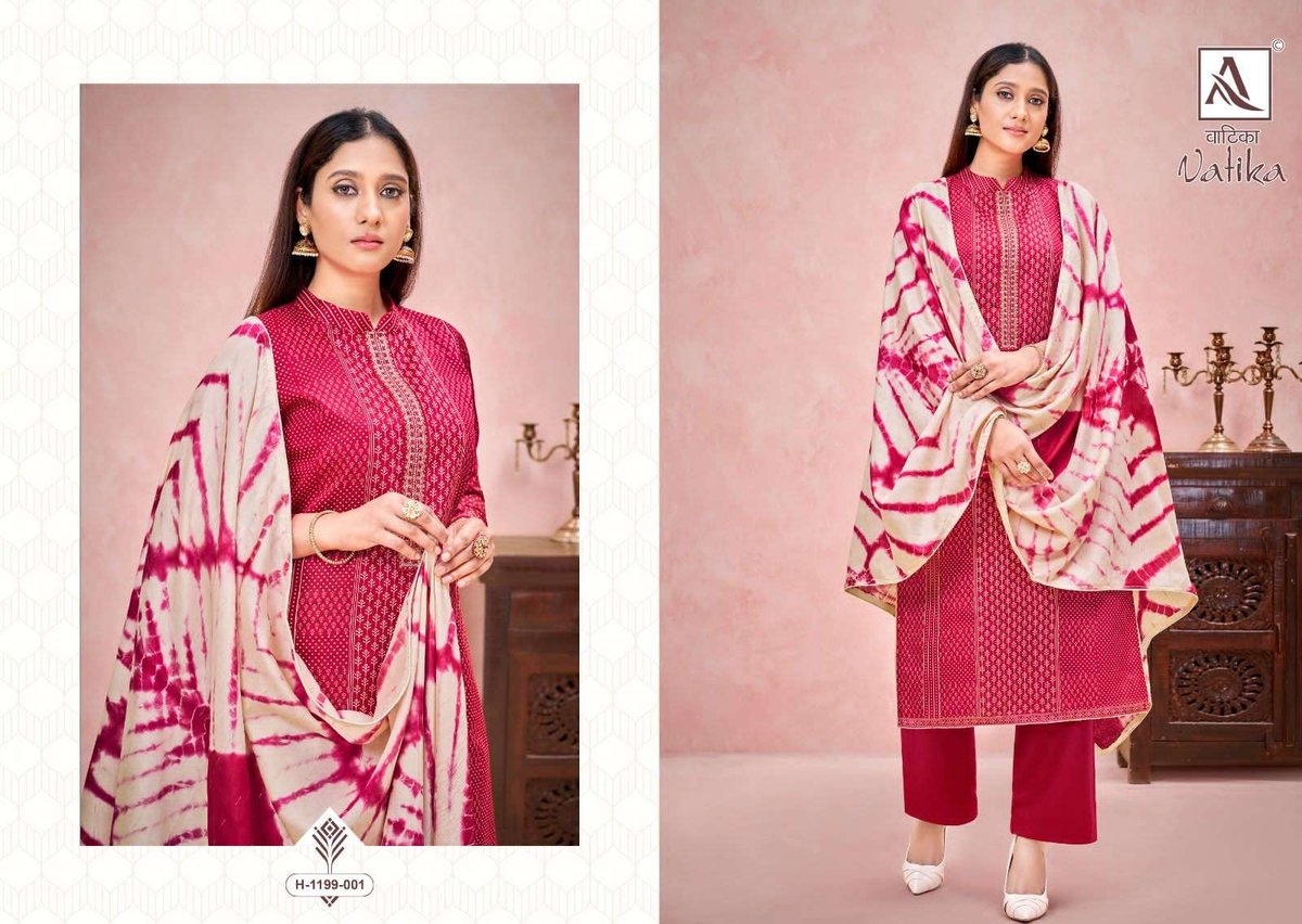 Alok Suit Vatika 1199-001 to 1199-008 Series 1
