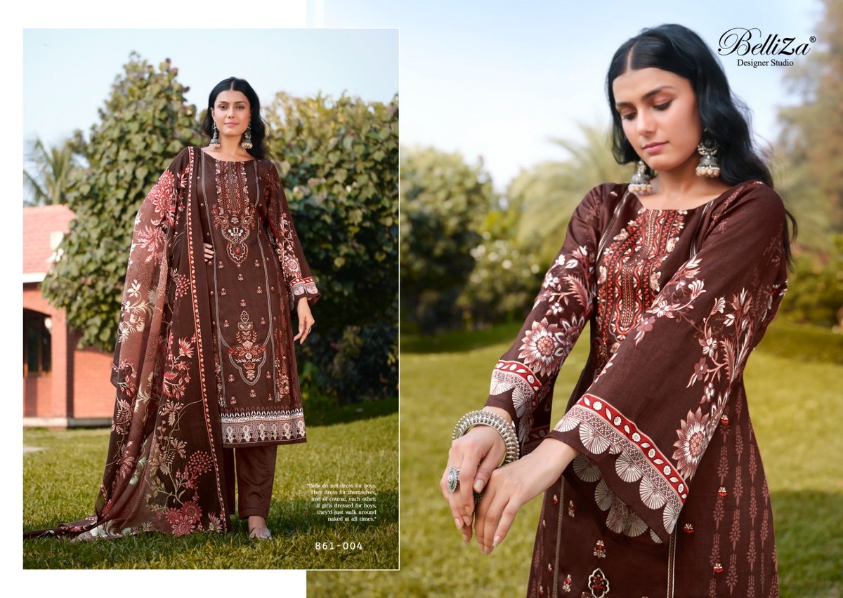 Belliza Designer Lavanya 861-001 to 861-008 Series 4