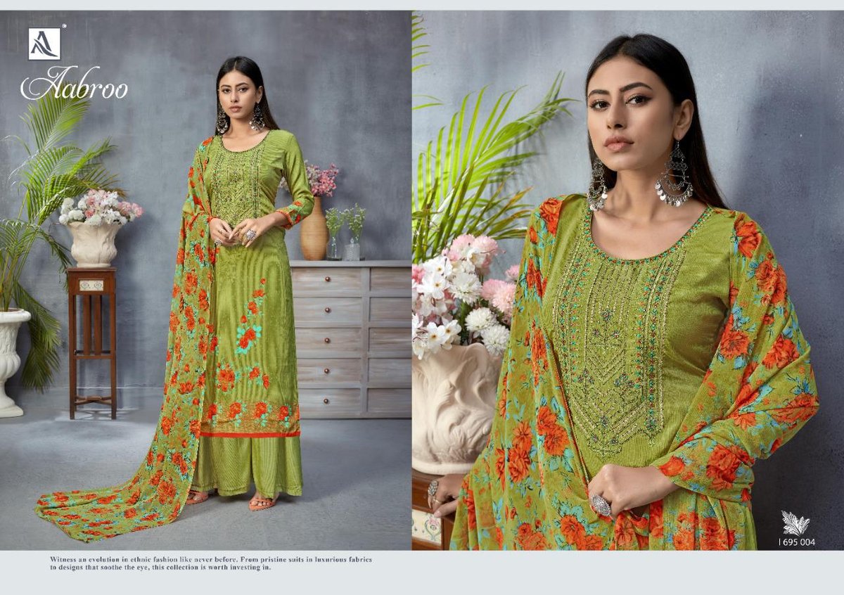 Alok Suits Aabroo 695-001-695-010 Series 4