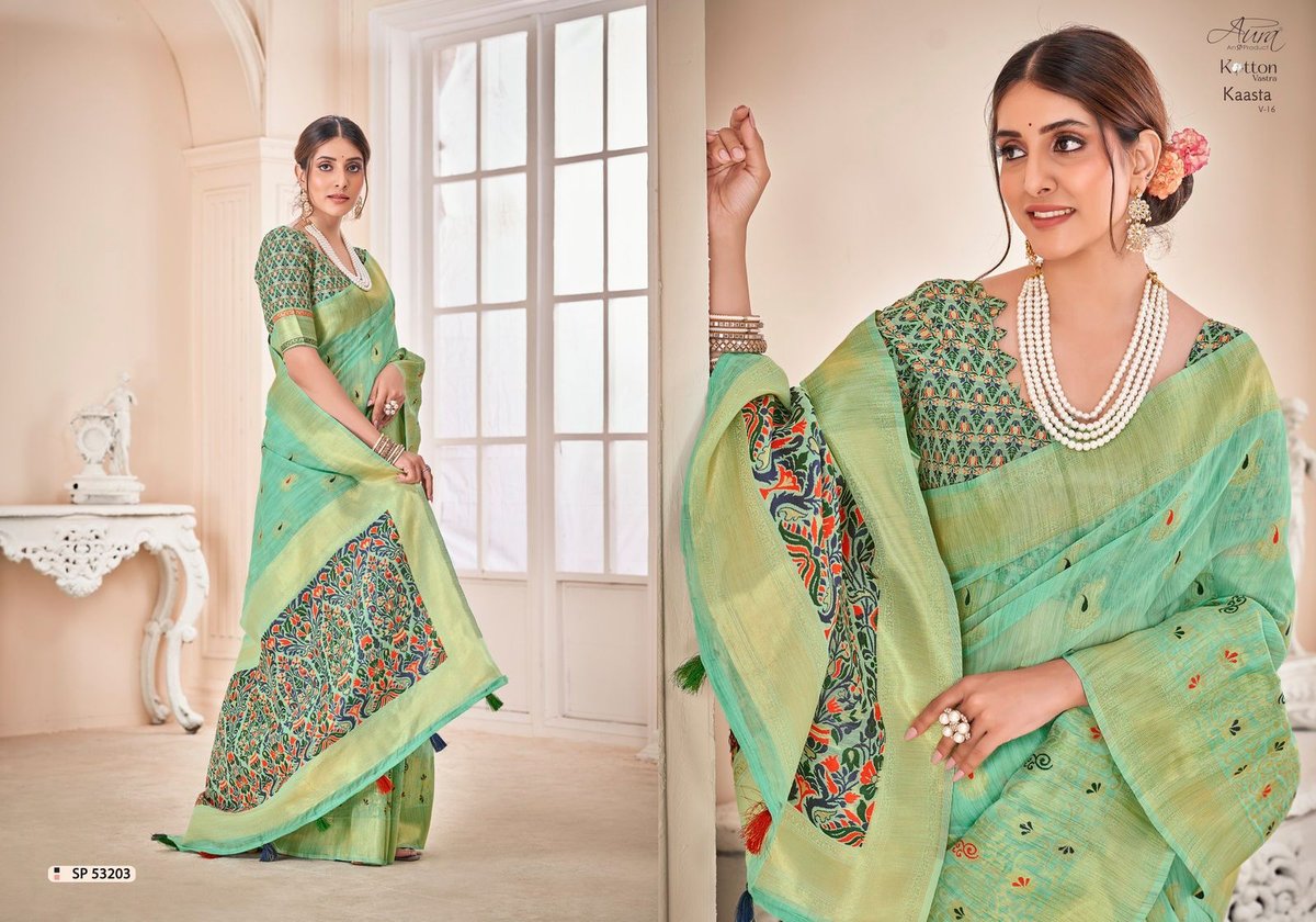 Aura Saree Kaasta Vol-16 53201-53206 Series 3