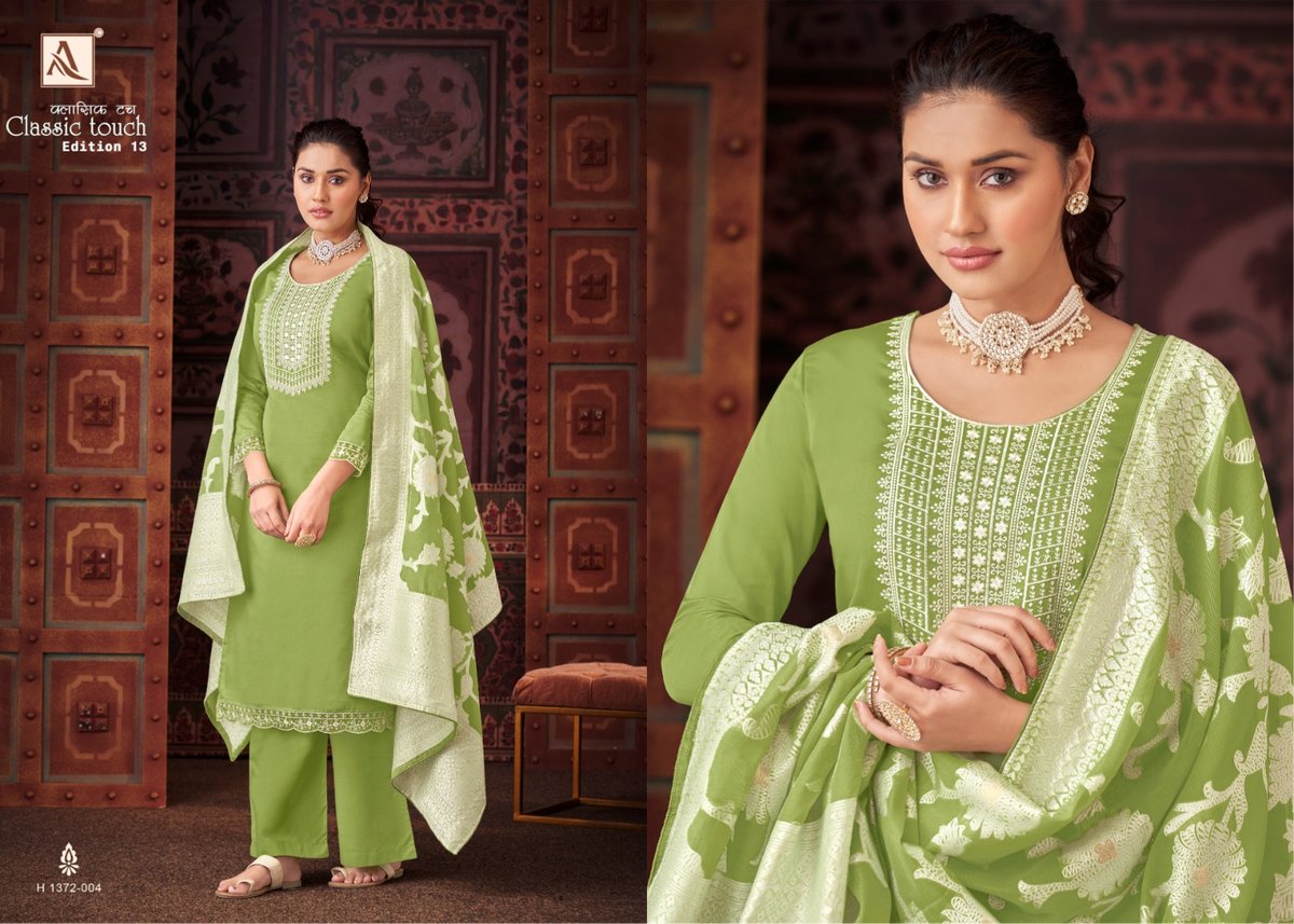 Alok Suit Classic Touch Edition Vol-13 1372-001 to 1372-006 Series 4