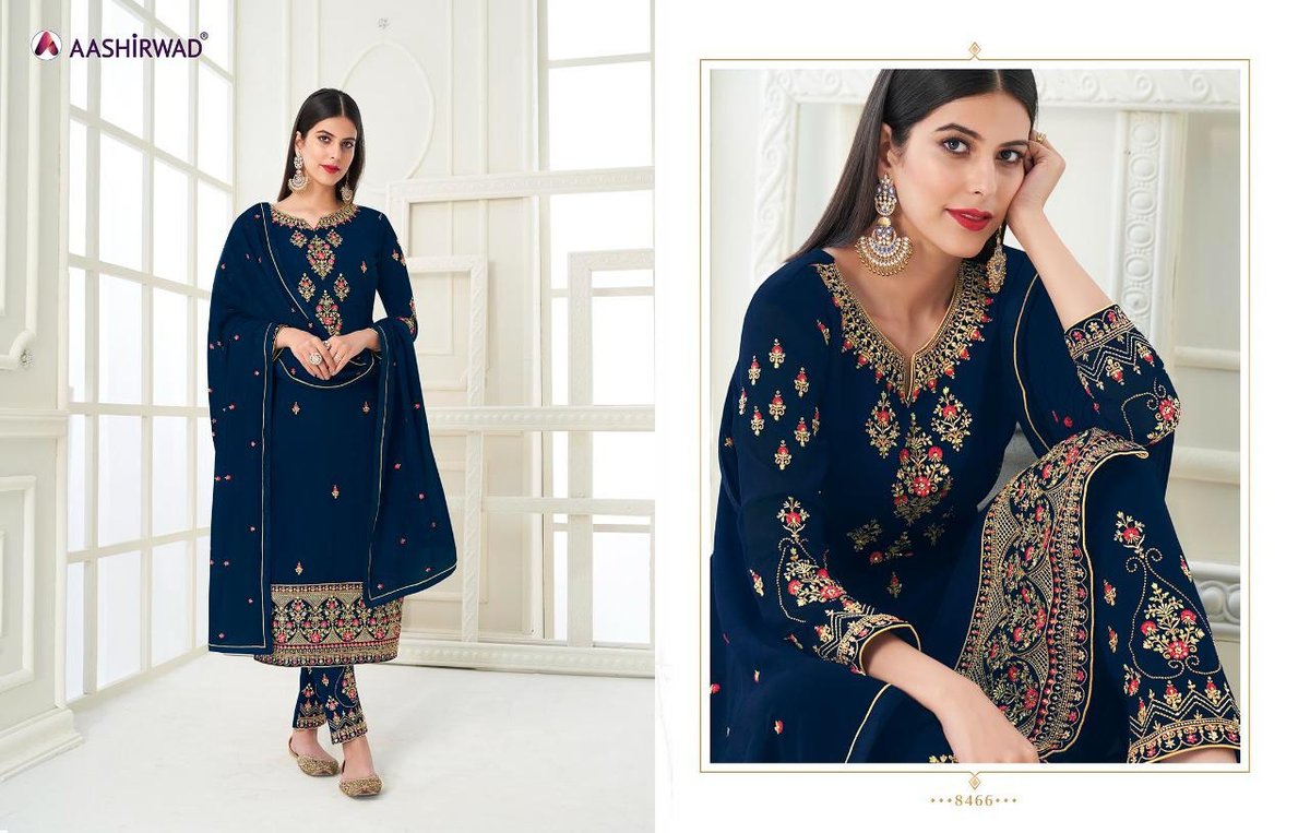 Aashirwad Creation Samiya 8464-8469 Series 6