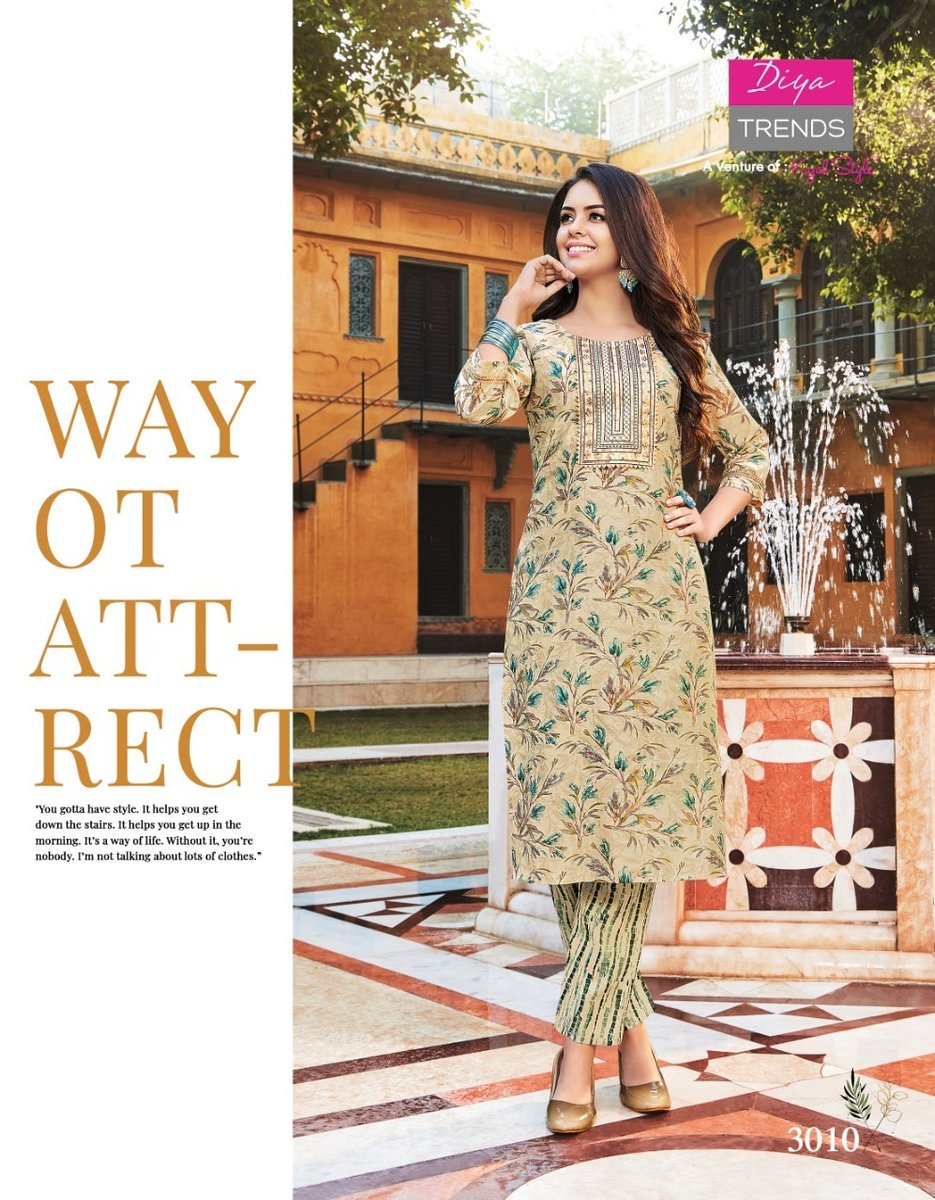 Diya Trends Goldy Vol-3 3001-3010 Series 10