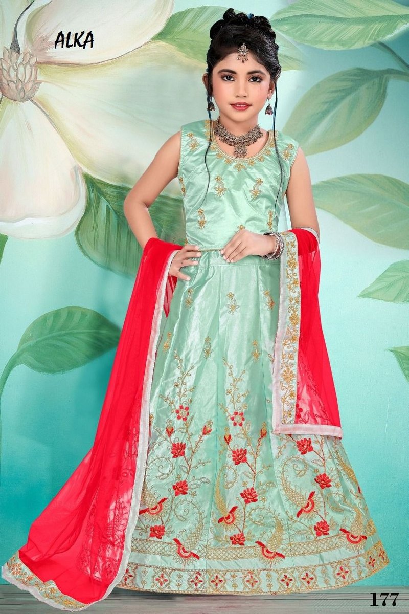 Alka Kidswear Lehenga Vol-17 175-178 Series 5