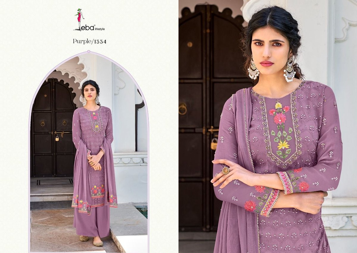 Eba Lifestyle Purple Vol-1 1332-1335 Series 3