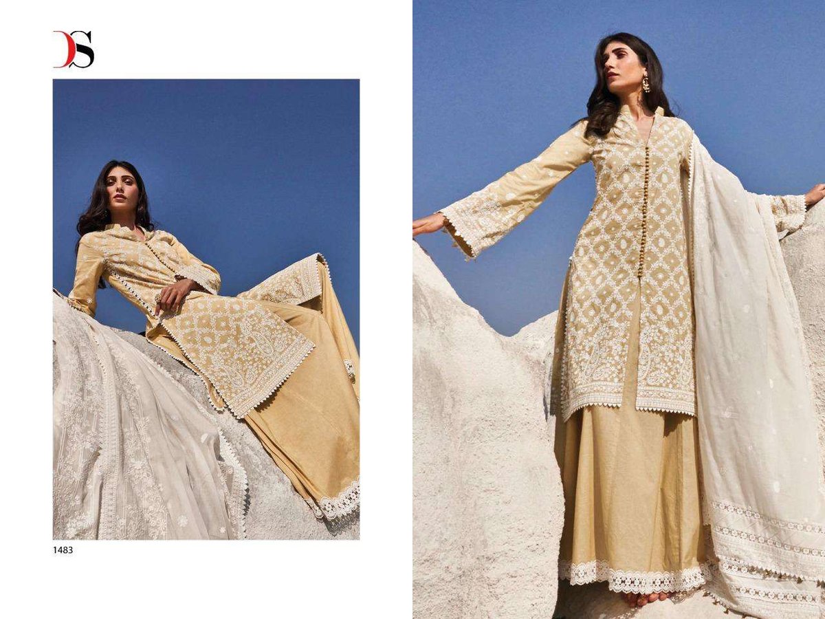 Deepsy Suits Lawnkari Vol-22 1481-1487 Series 3