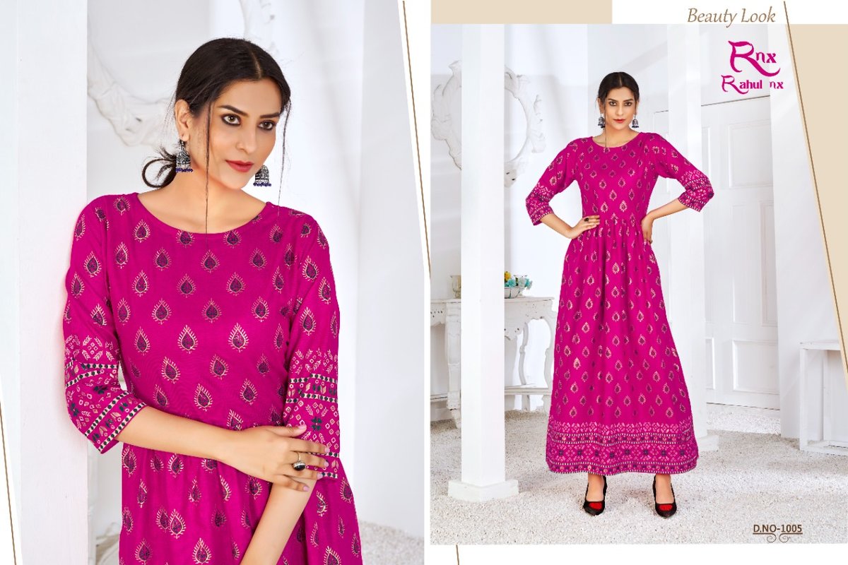 Rahul Nx Minakari Gown Vol-2 1001-1008 Series 5