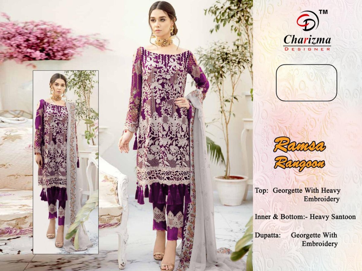 Charizma Designer Ramsha Rangoon 1001-1003 Series 2