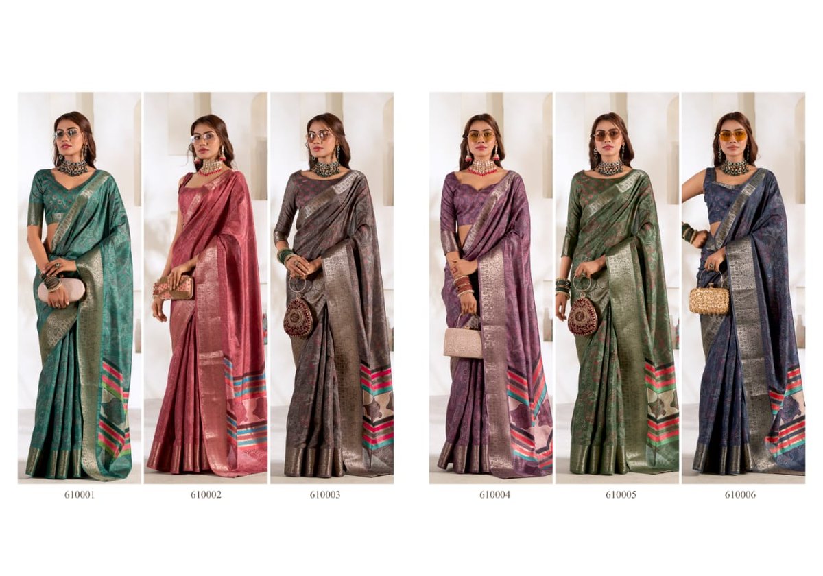 RAJPATH VIOLET SILK 610001 TO 610006 SERIES 7