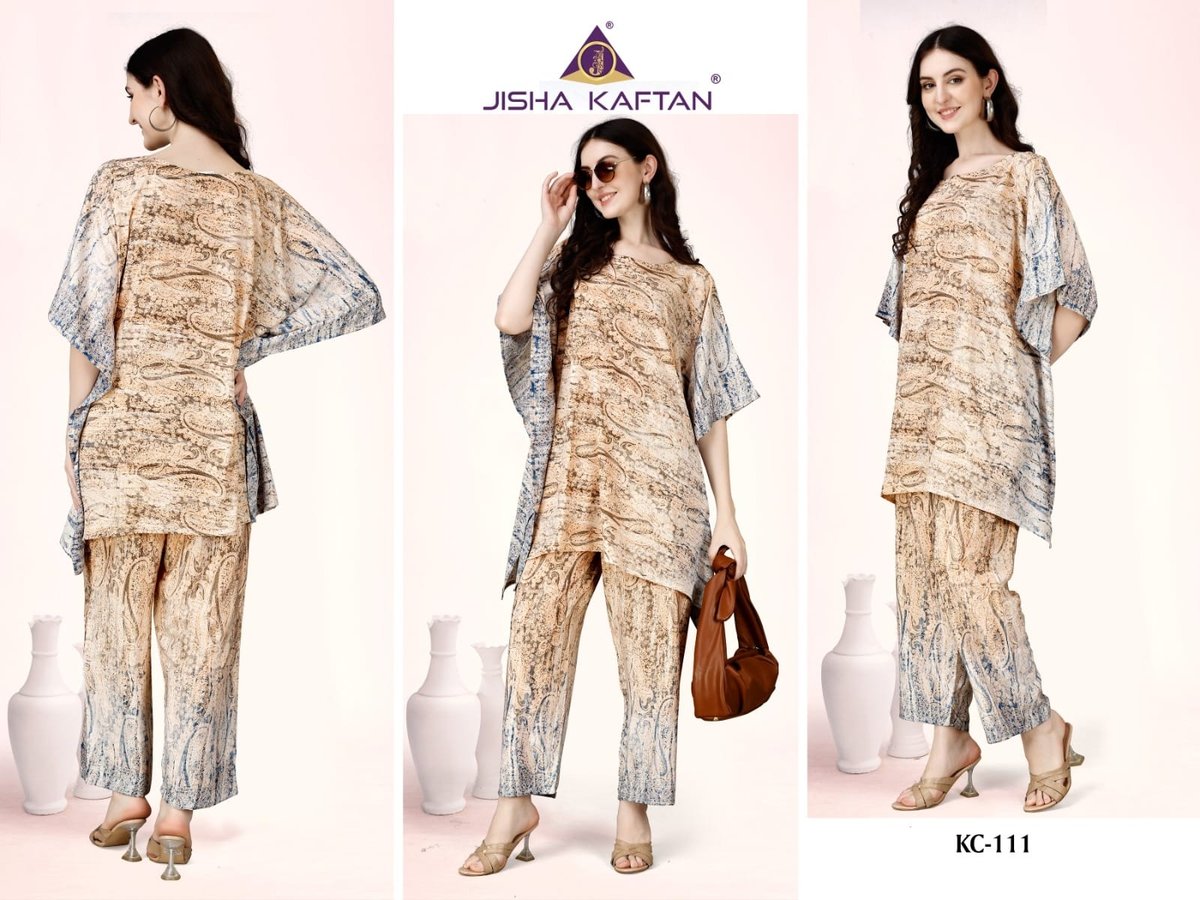 JISHA KAFTAN KAFTAN CO-ORD SETS VOL-2 KC-109 TO KC-116 3