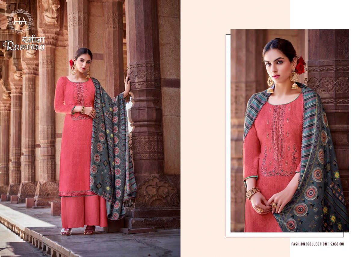 Harshit Fashion Rameena 868-001 to 868-010 Series 1