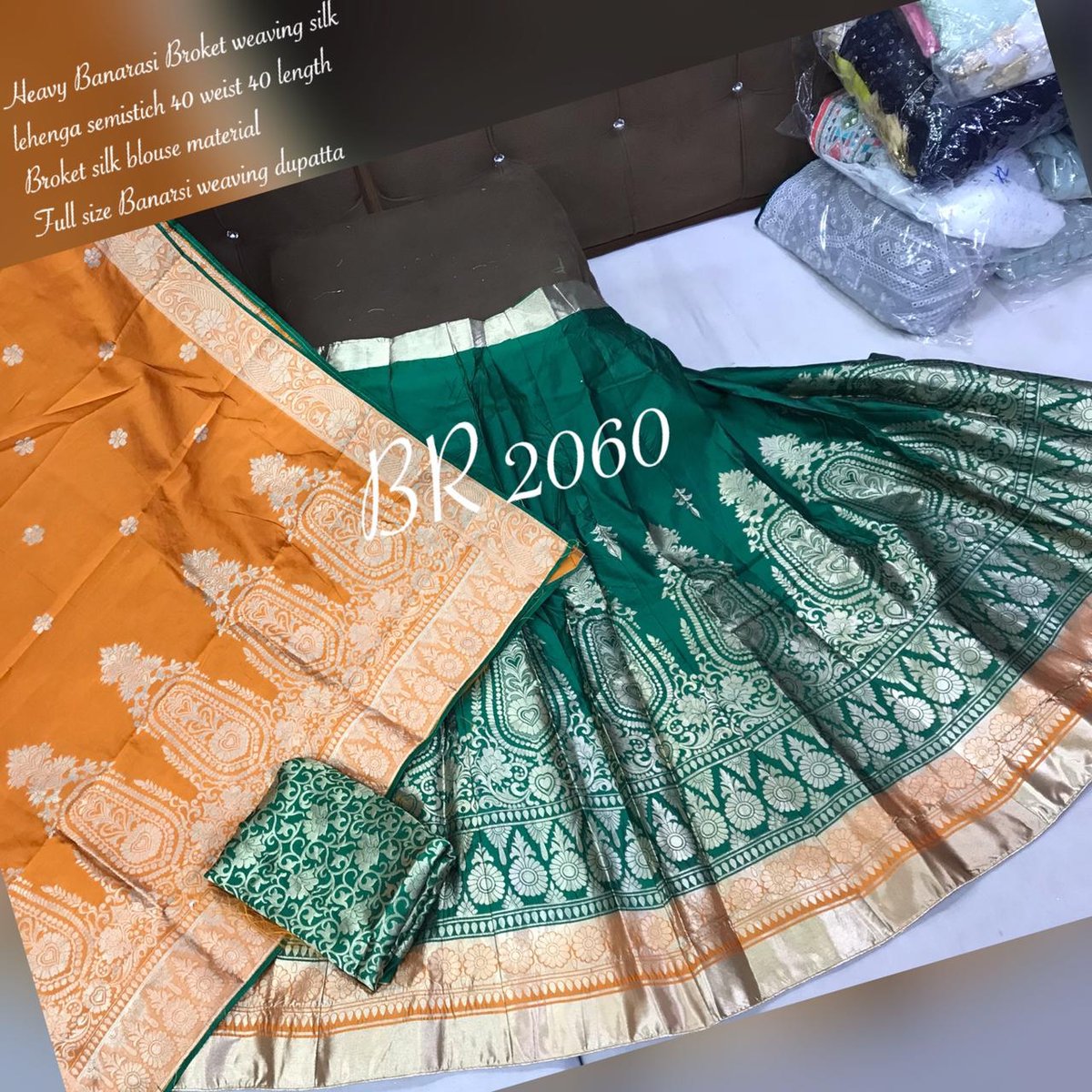 BR Lehenga Banarasi Weaving BR-2060 Colors 10