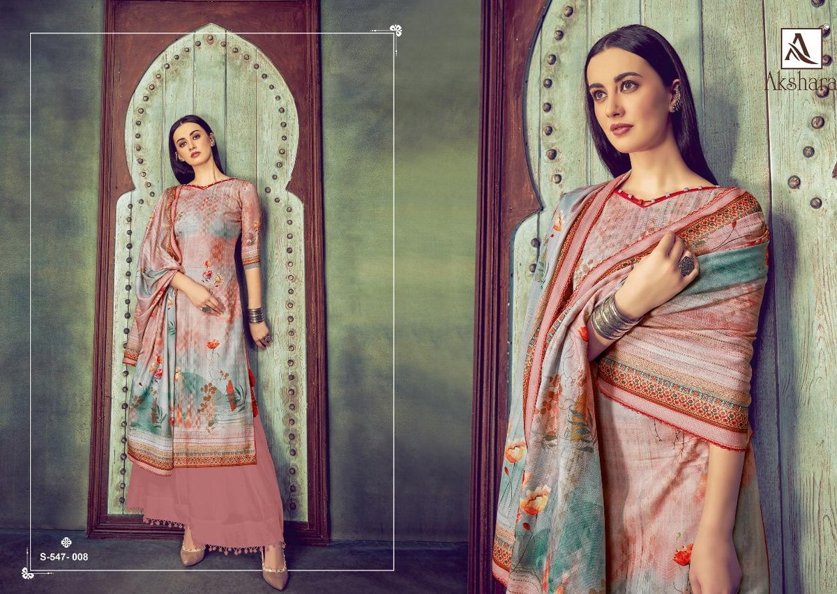 Alok Suits Akshara 547-001 to 547-010 Series 8