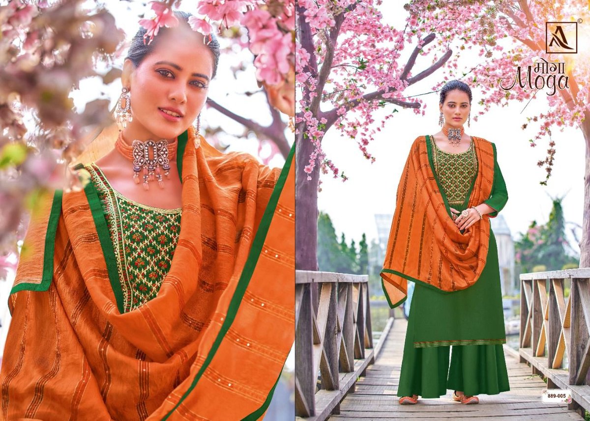 Alok Suit Moga 889-001 to 889-008 Series 5