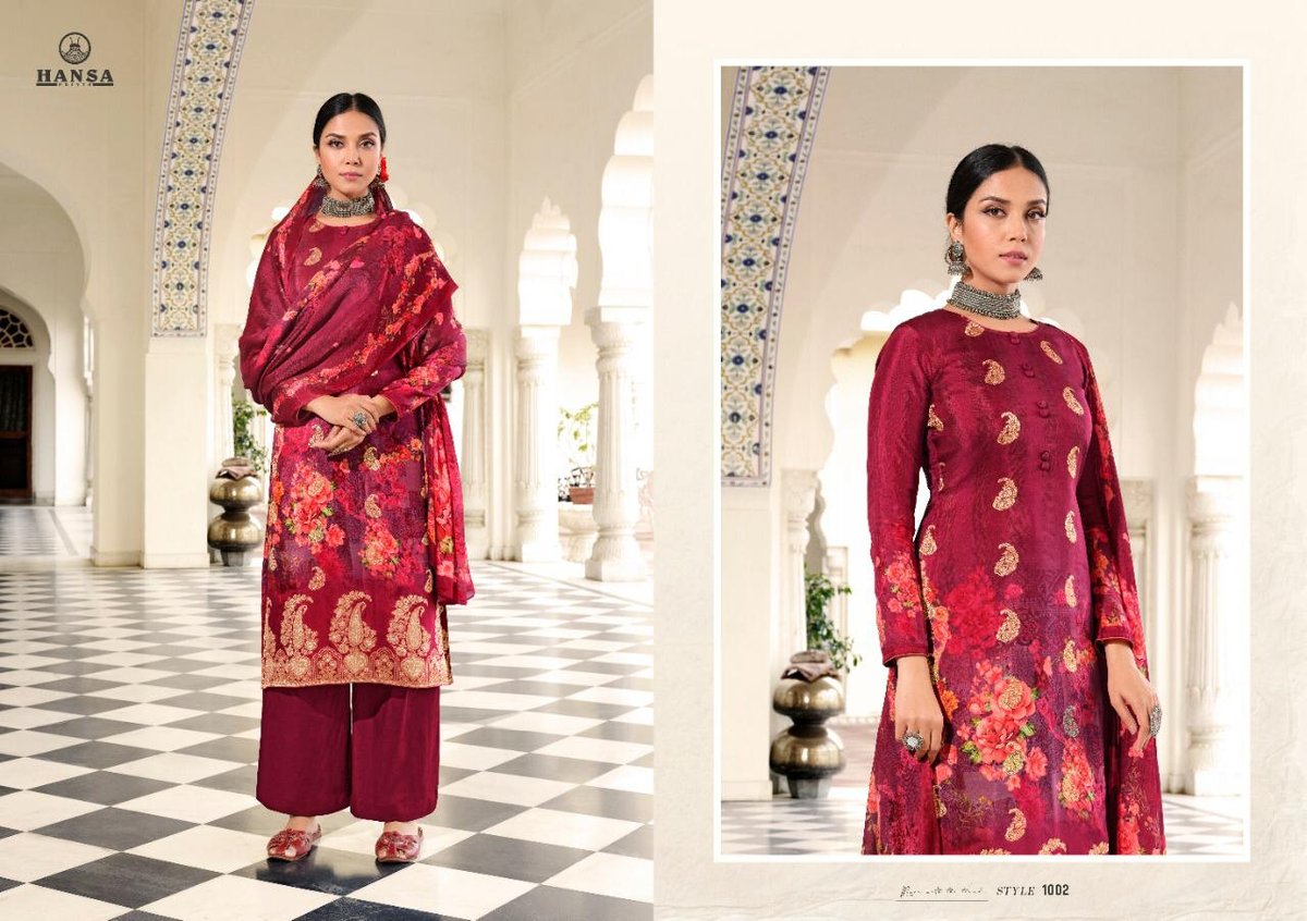 Hansa Prints Banaras Vritee  1001-1006 Series 2