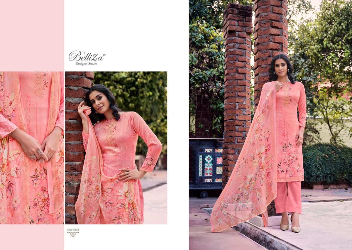 Belliza Designer Parnika 768-001 to 768-006 Series 4