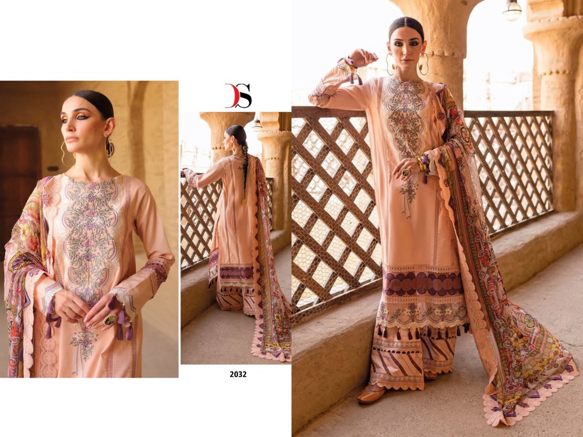 Deepsy Suit Firdous Ombre Embroidered 2031-2037 Series 2