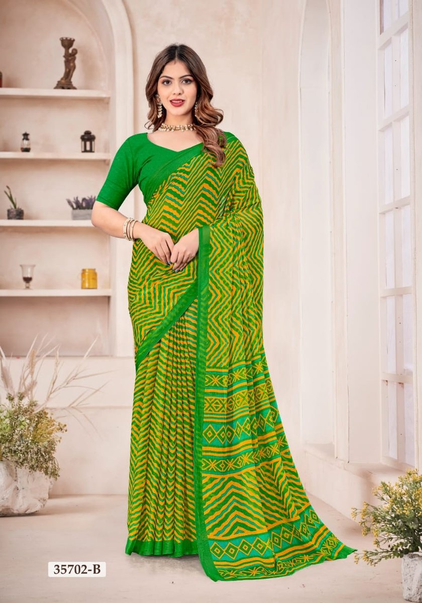 RUCHI SAREE STAR CHIFFON 167 35701-A TO 35703-D 6