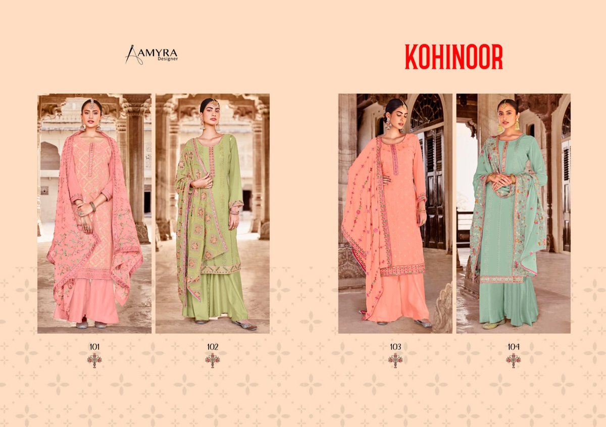 Aamyra Designer Kohinoor 101-104 Series 5
