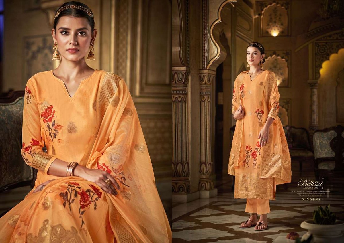 Belliza Designer Amrut 742-001 to 742-006 Series 4