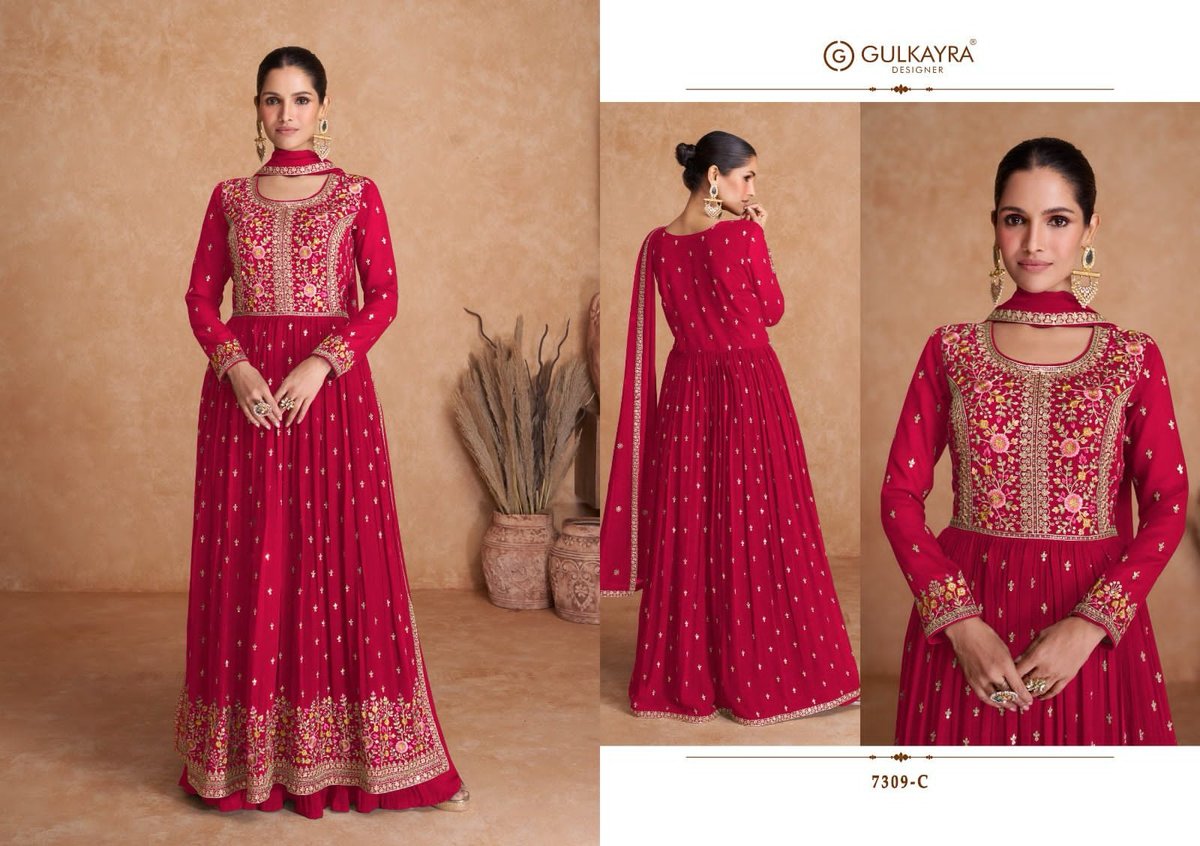 Gulkayra Designer Saawan 7309 Colors 3