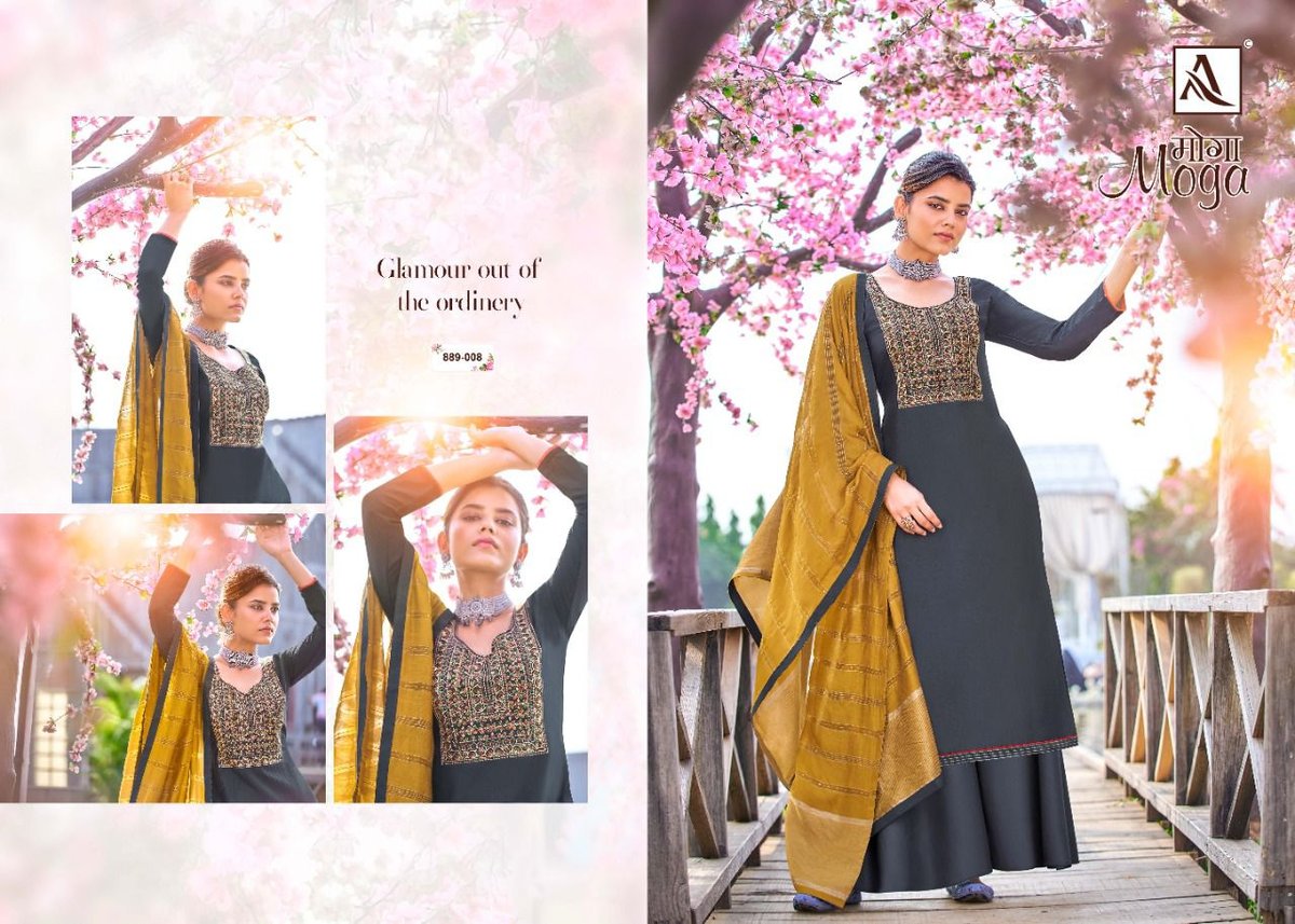 Alok Suit Moga 889-001 to 889-008 Series 8
