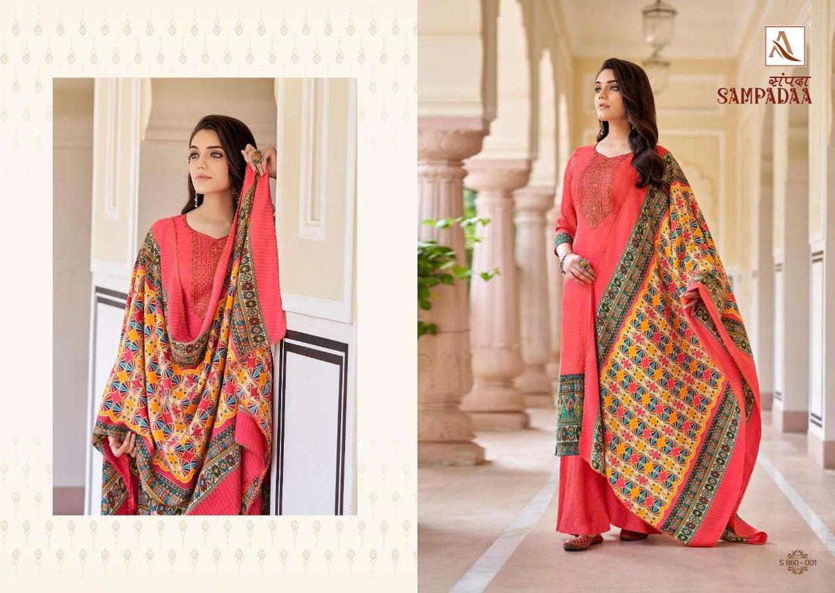 Alok Suits Sampadaa 860-001 To 860-010 Series 1