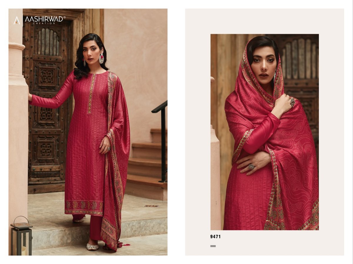 Aashirwad Creation Bandhej 9471-9475 Series 1