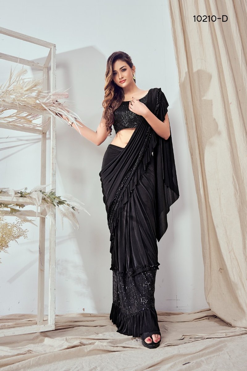 Aamoha Trendz Ready To Wear Designer Saree 10210 Colors 3