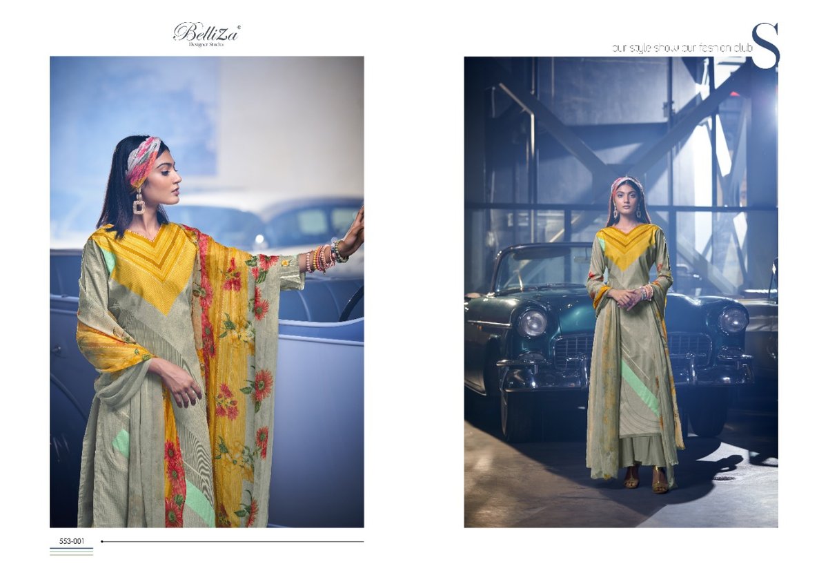 Belliza Designer Tahira 553-001 to 553-008 Series 1