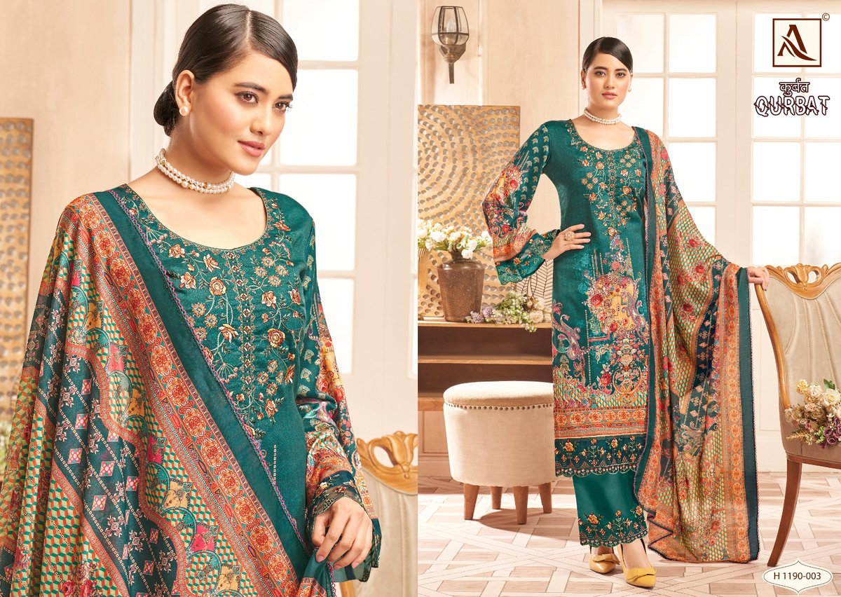 Alok Suit Qurbat Edition Vol-9 1190-001 to 1190-008 Series 2