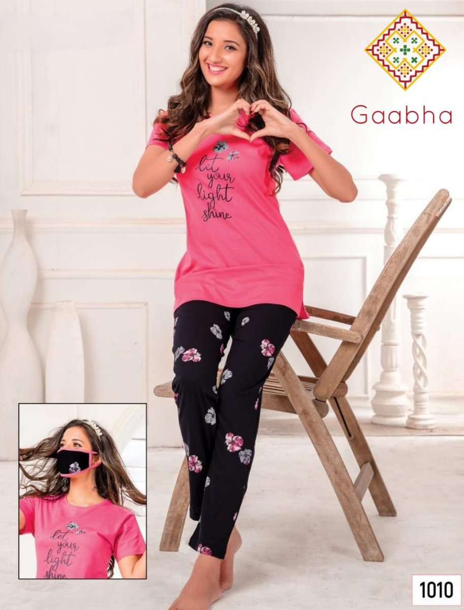 Gaabha Sweet Dream Vol-7 Night Wear Collection 1001-1010 Series 10