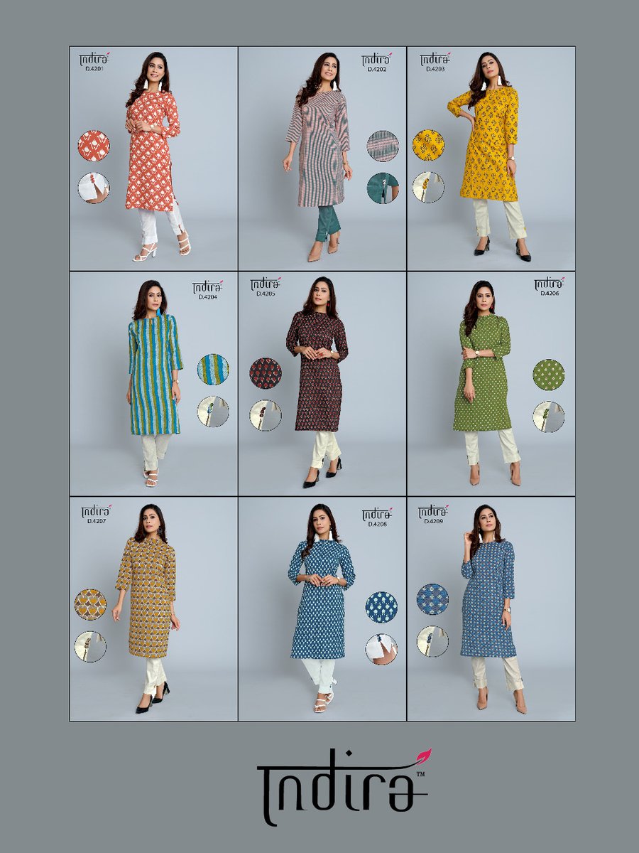 Indira Apparel Pink City Vol-2 4201-4209 Series 10