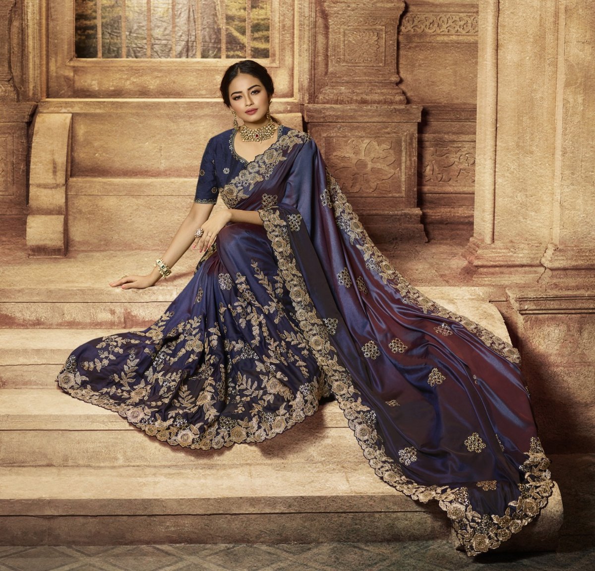 Bollywood Designer Saree Super Hit Design 9033 Colors 1